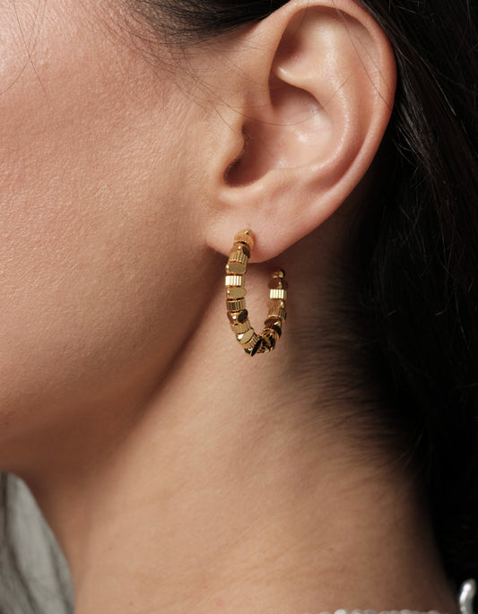 Earrings "Golden Hoop"