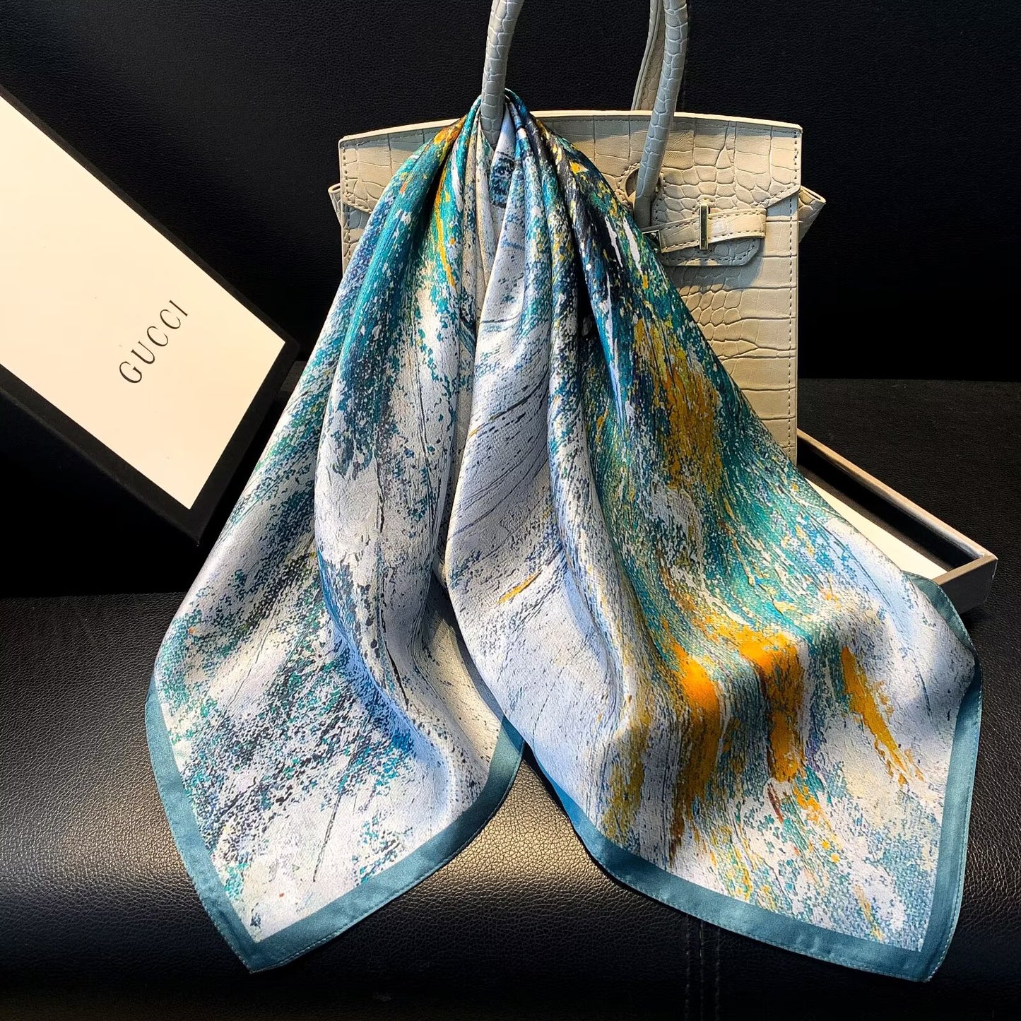 100% silk scarf "Splash"
