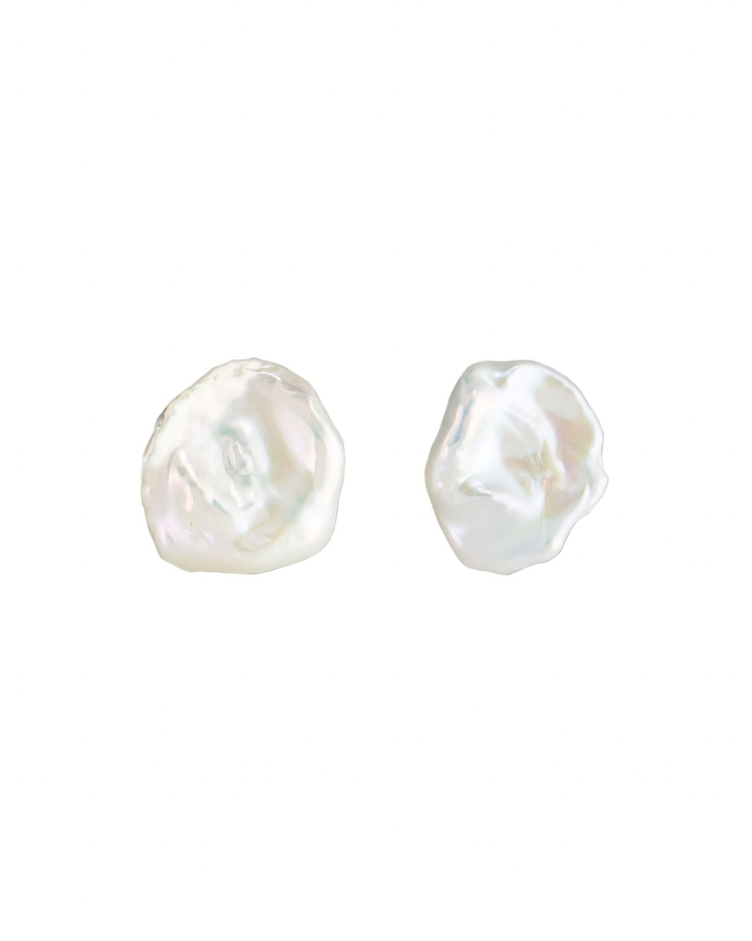 Sidabriniai auskarai su Keshi perlais