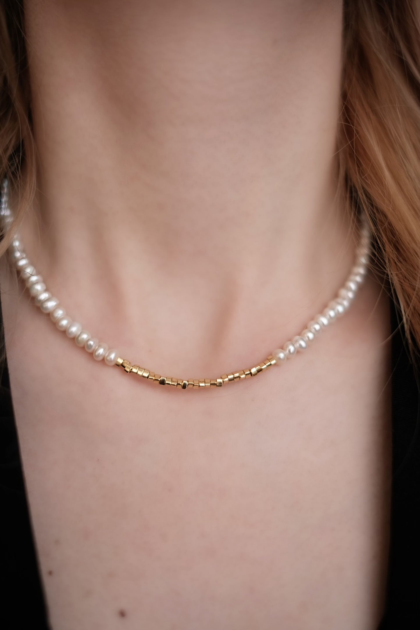 Natural pearl necklace "Tati"