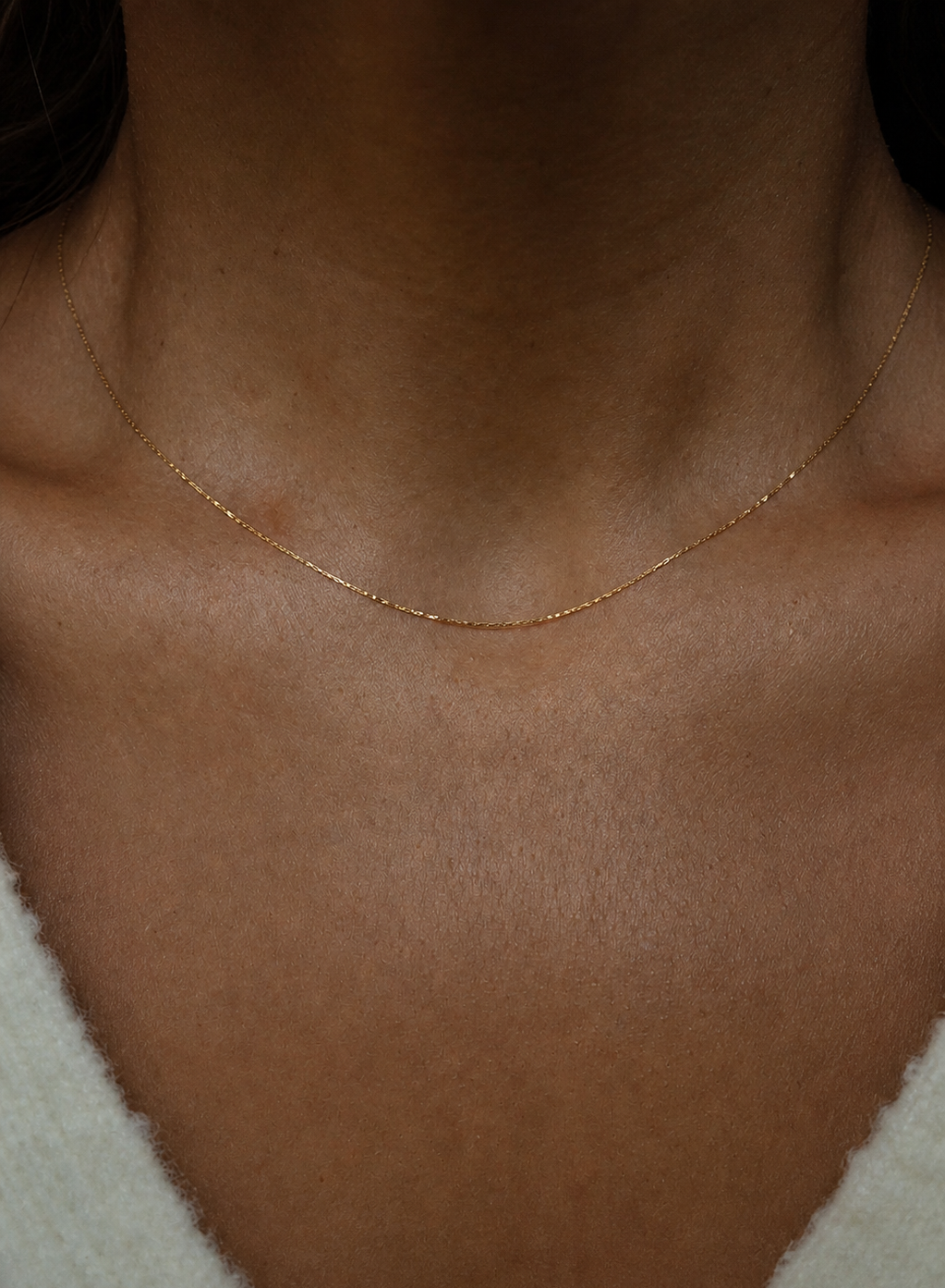 Kullatud kaelakee "Ultra thin"