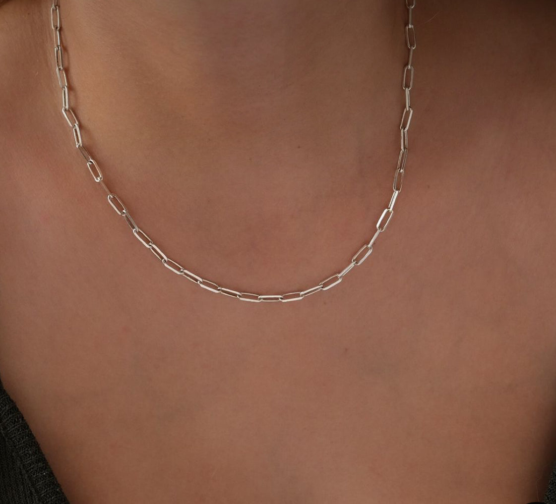 Sterling silver necklace "Amina"