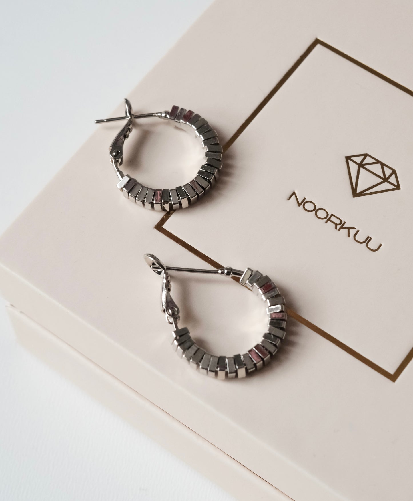 Earrings "Silver hoops 2"