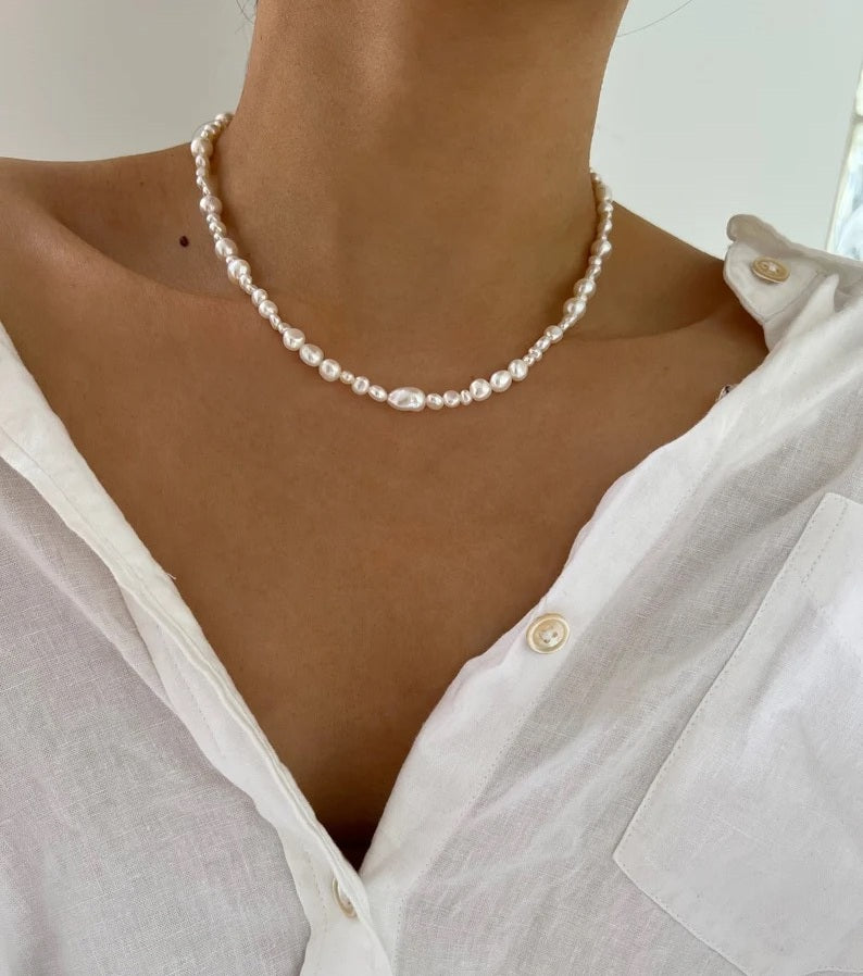 Neregulāru pērļu kaklarota "Lorett"