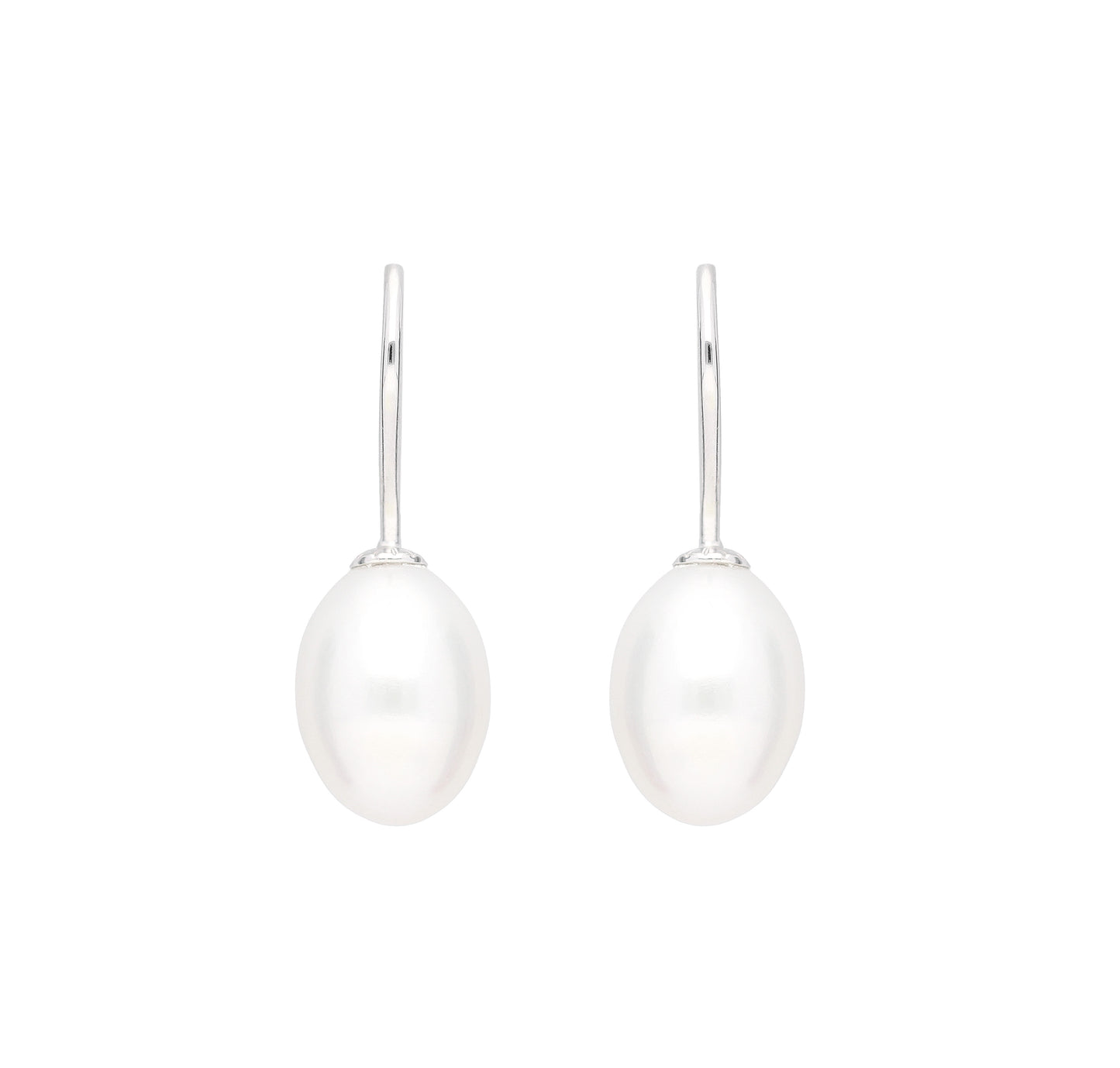 925 sterling silver earrings with natural pearls