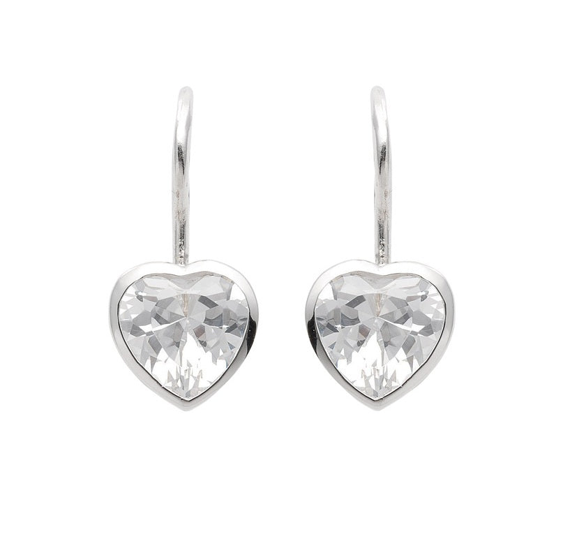 Sidabriniai 925 auskarai "Heart"