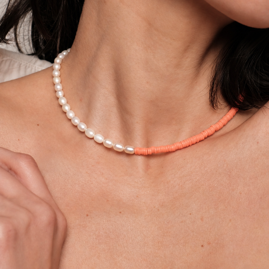 Kaelakee "Peach 2"