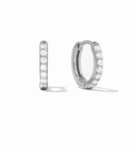 Kõrvarõngad  "Hoops with crystals"
