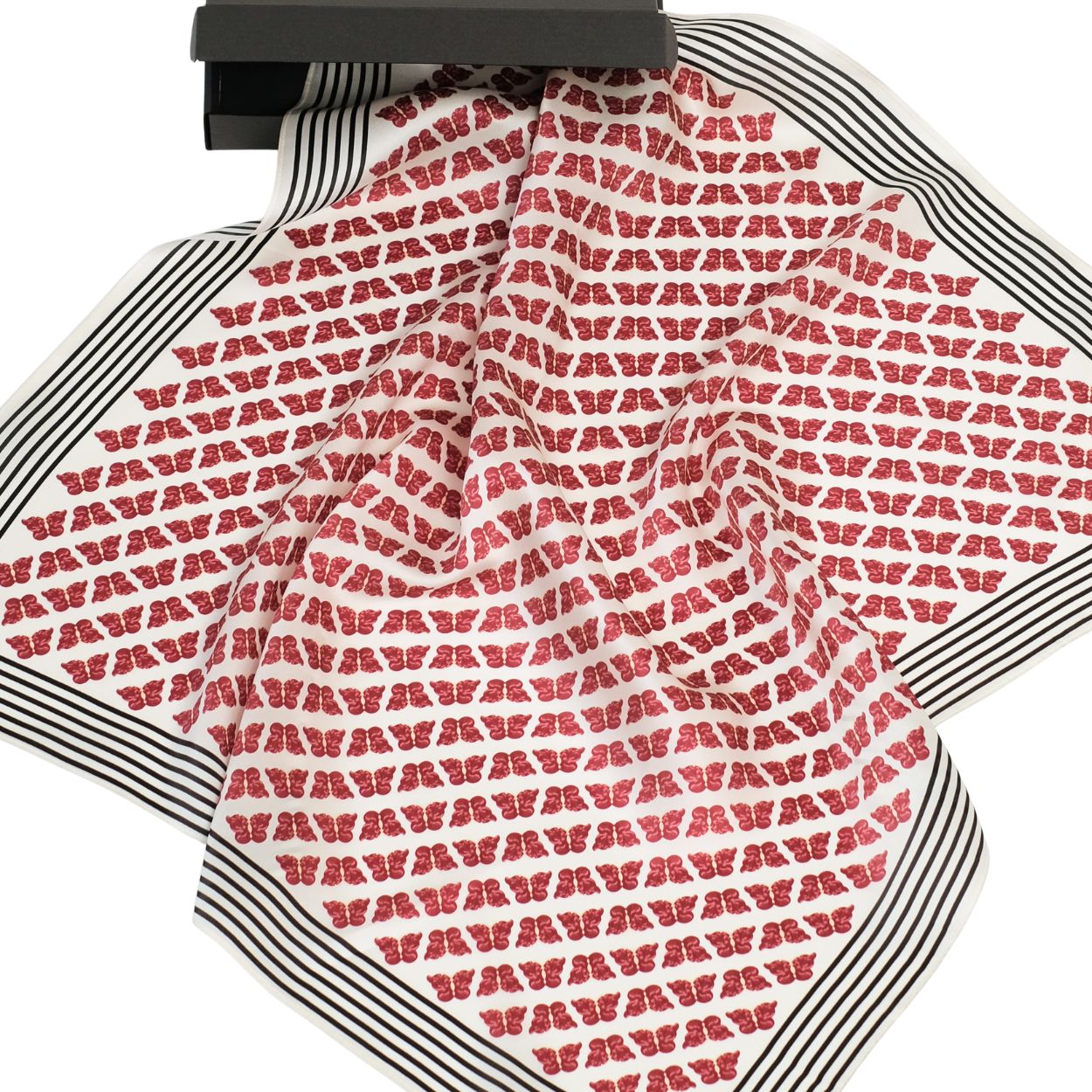 100% silk scarf "Butterfly"