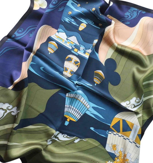 100% šilkinė skarelė "Adventure"