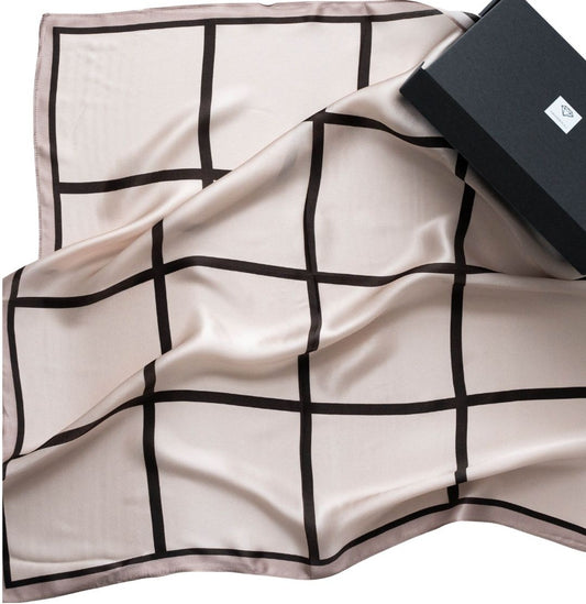 100% šilkinė skarelė "Foggy"