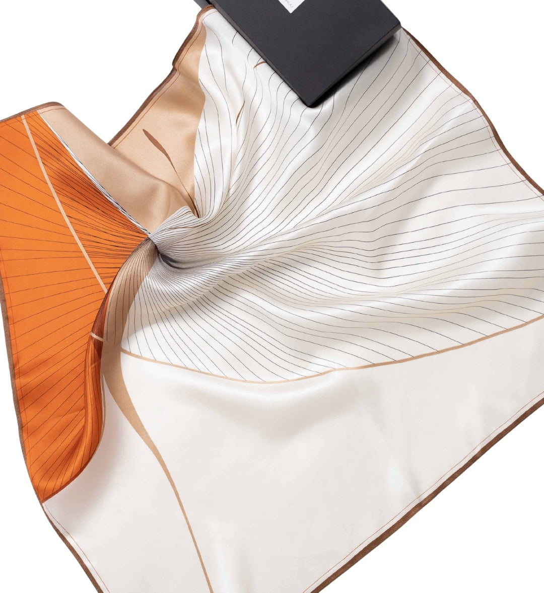100% silk scarf "Melody"