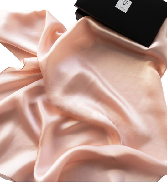 100% šilkinė skarelė "Creme"