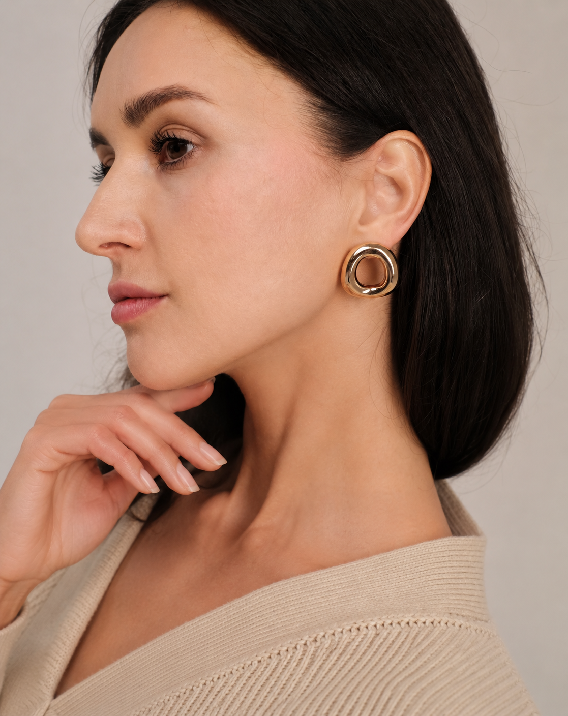 Earrings "Round"