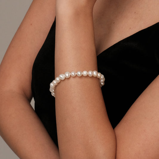 Natural pearl bracelet "Classic"