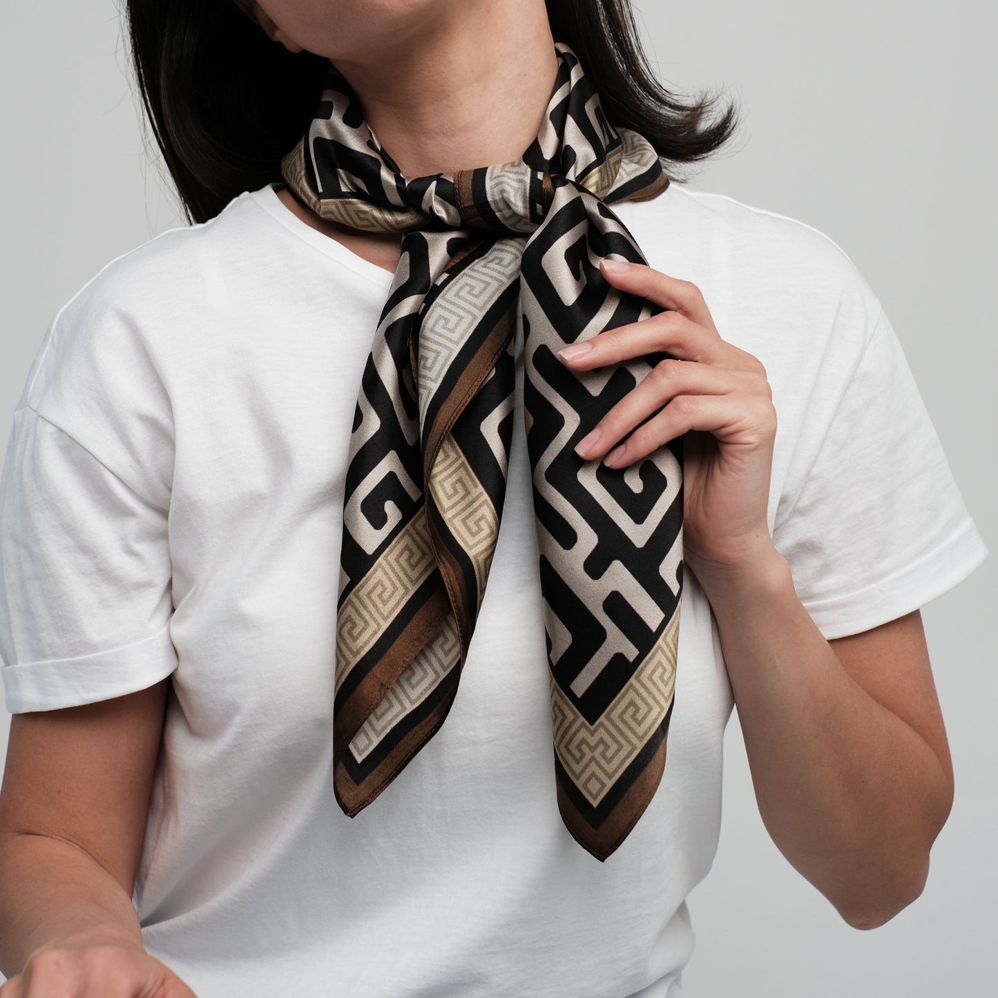 100% silk scarf "Stylish”