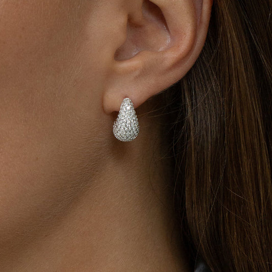 Earrings "Crystal drops"