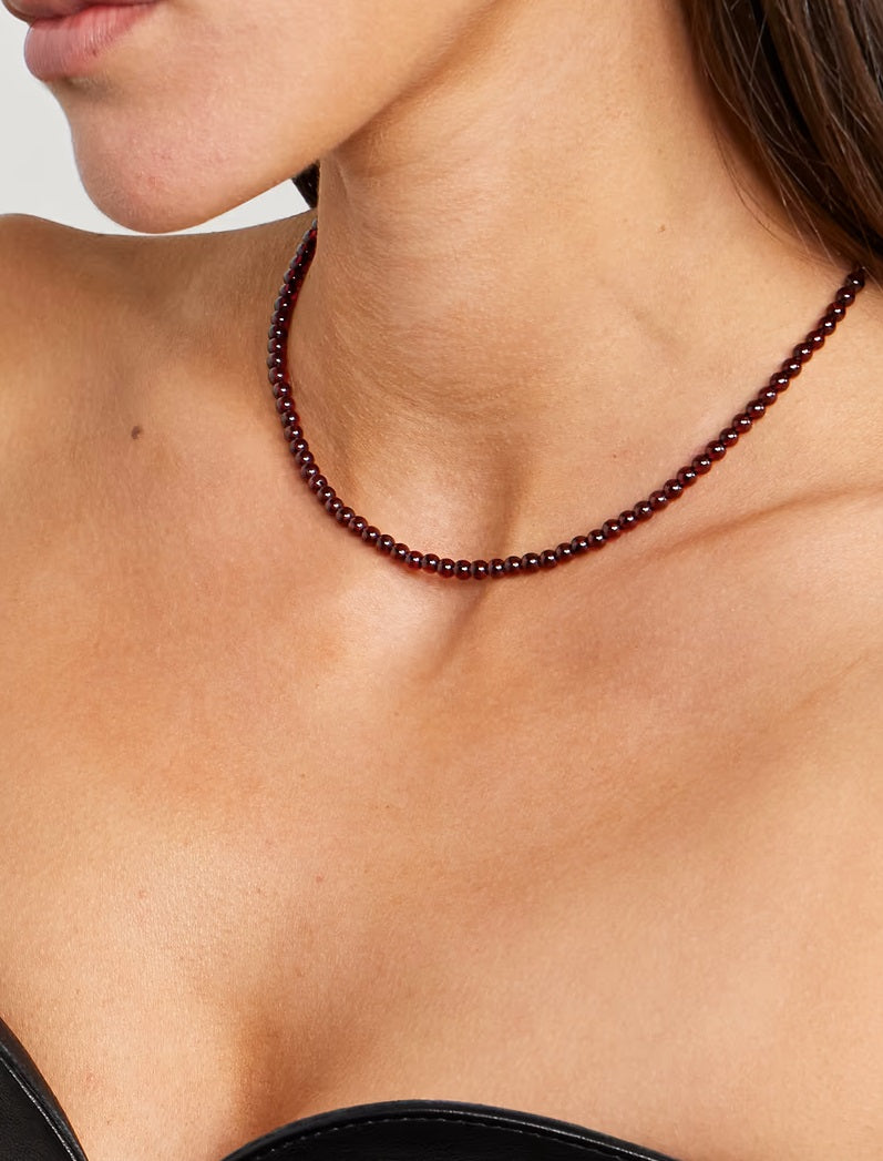 Garnet necklace