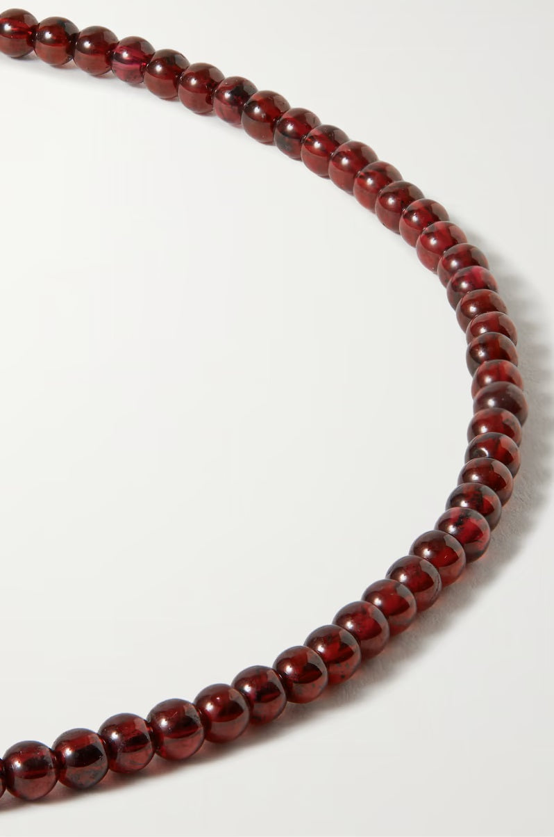 Garnet necklace