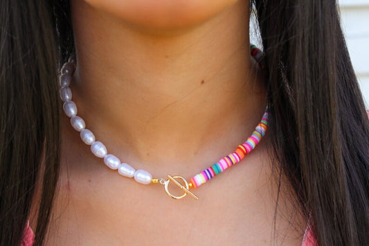 Natural pearl necklace Summer