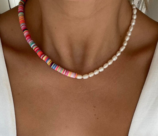Natural pearl necklace Darya