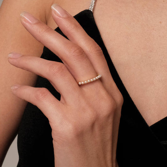Gold plated ring