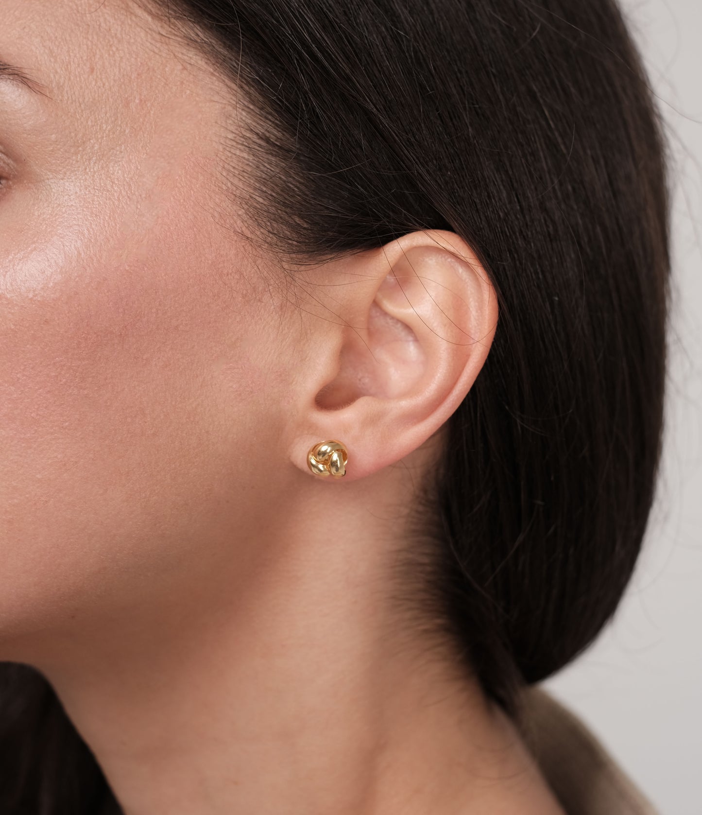 Earrings "Golden Knot"