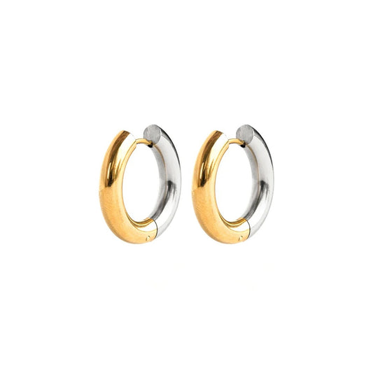Earrings "Gold/silver hoops"