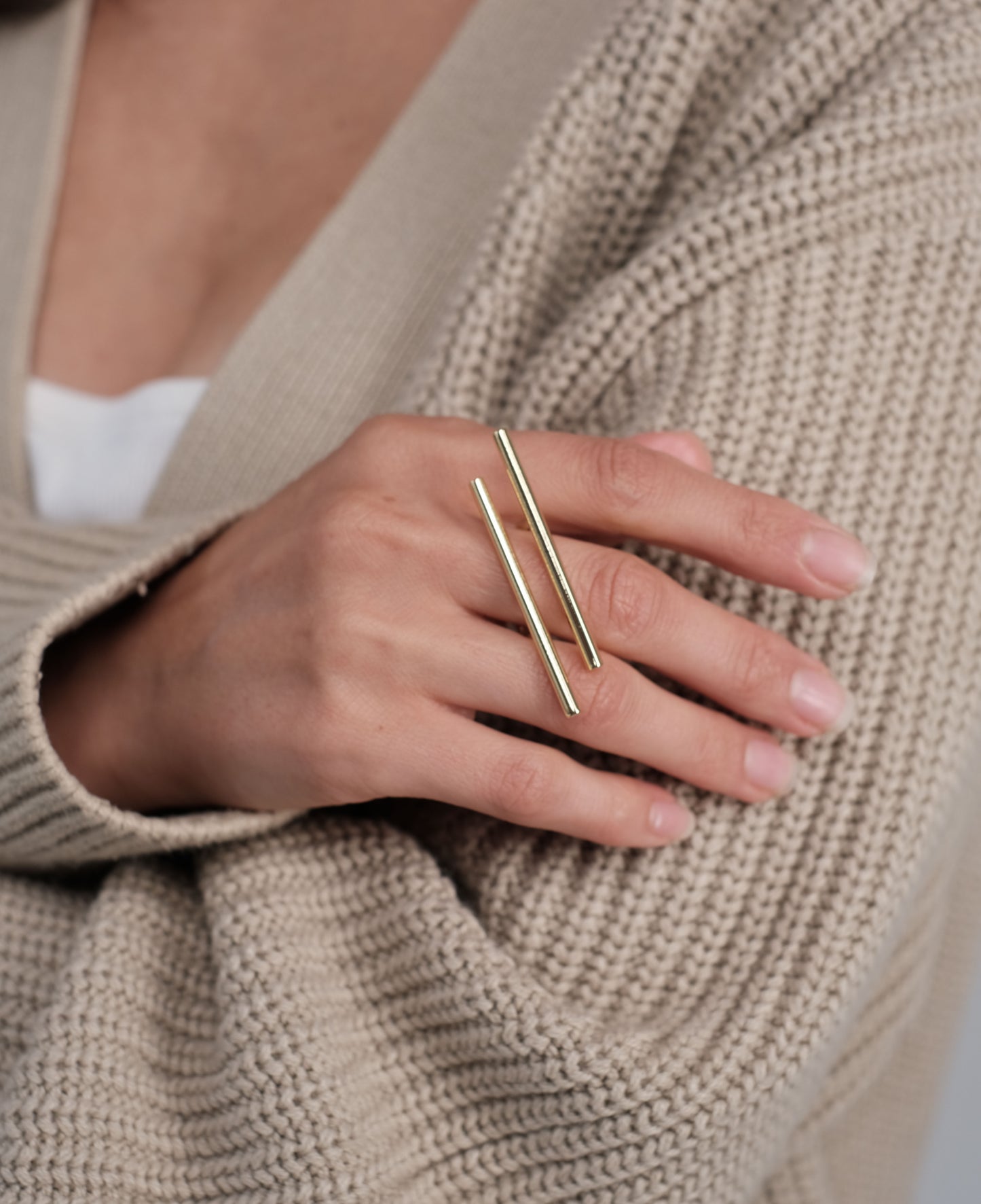 Gold plated ring