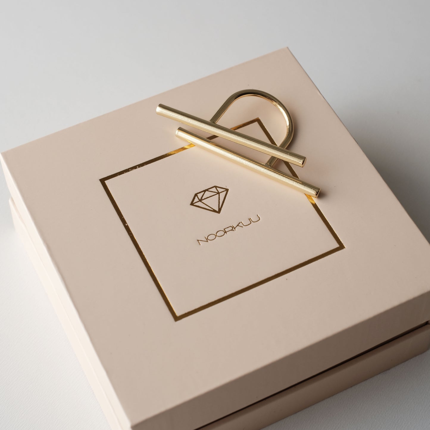 Gold plated ring