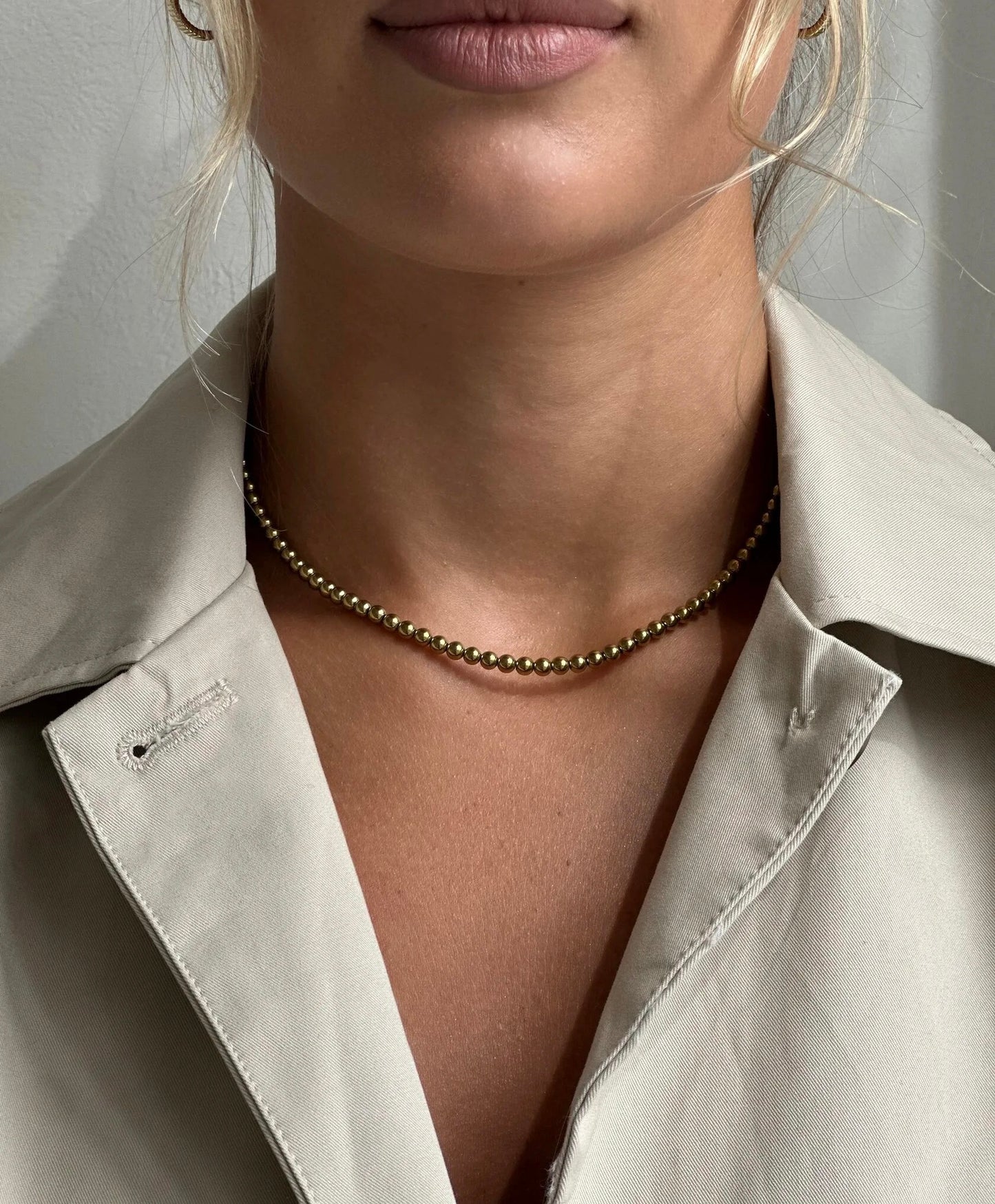 Hematite necklace "Round"