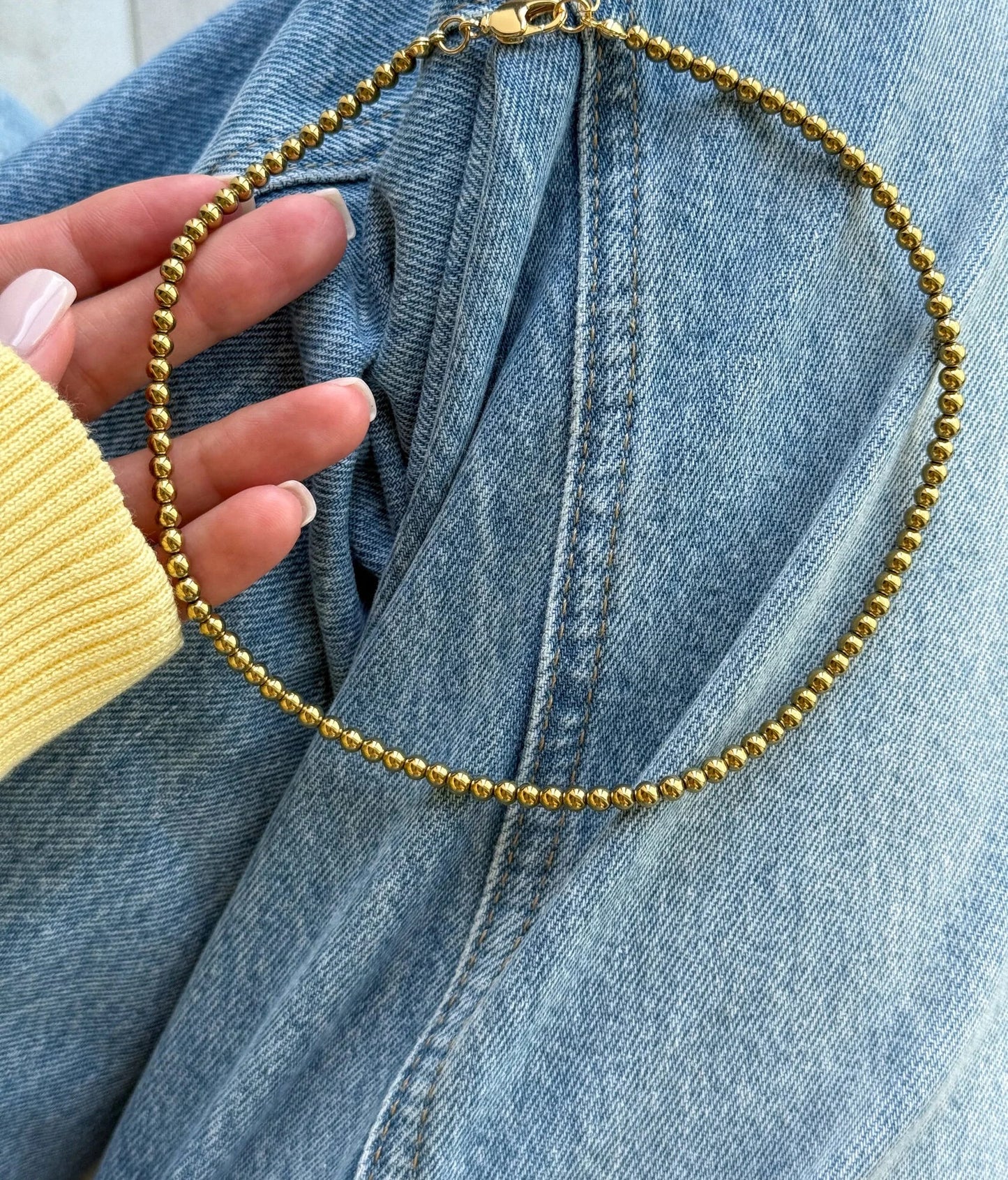 Hematite necklace "Round"