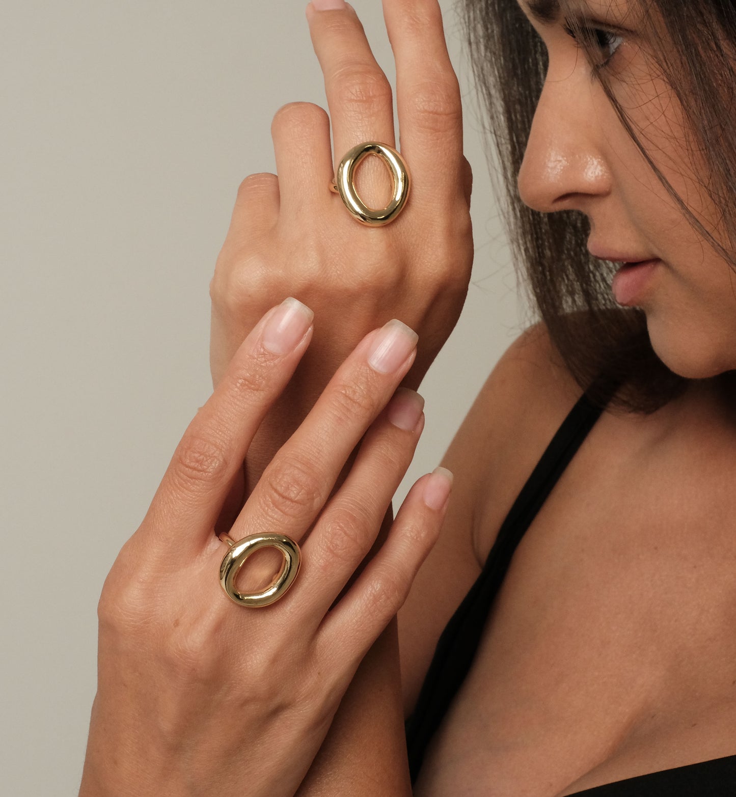 Gold plated ring
