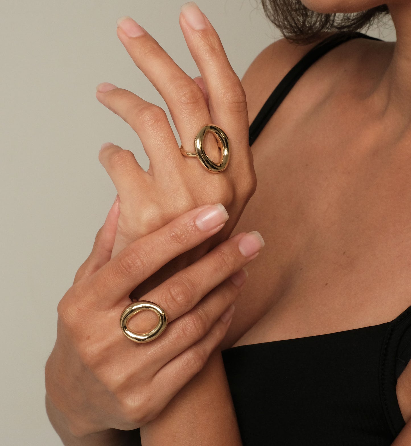 Gold plated ring