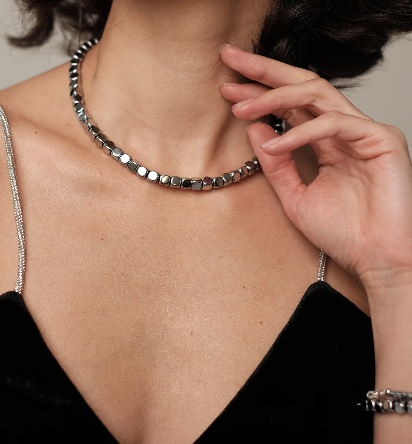 Hematite necklace 3