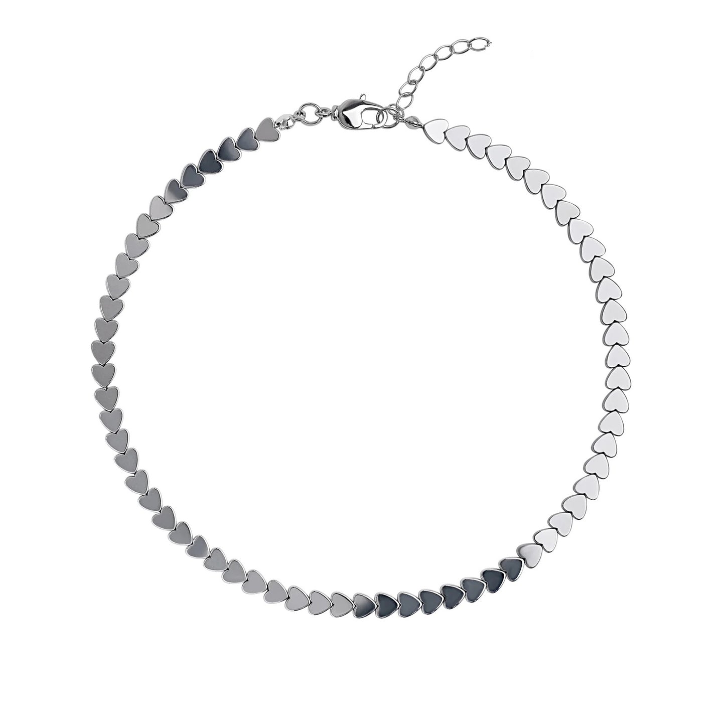 Hematite necklace Heart