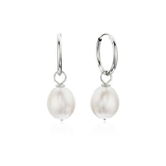 Auskarai su natūraliais perlais "Moni"