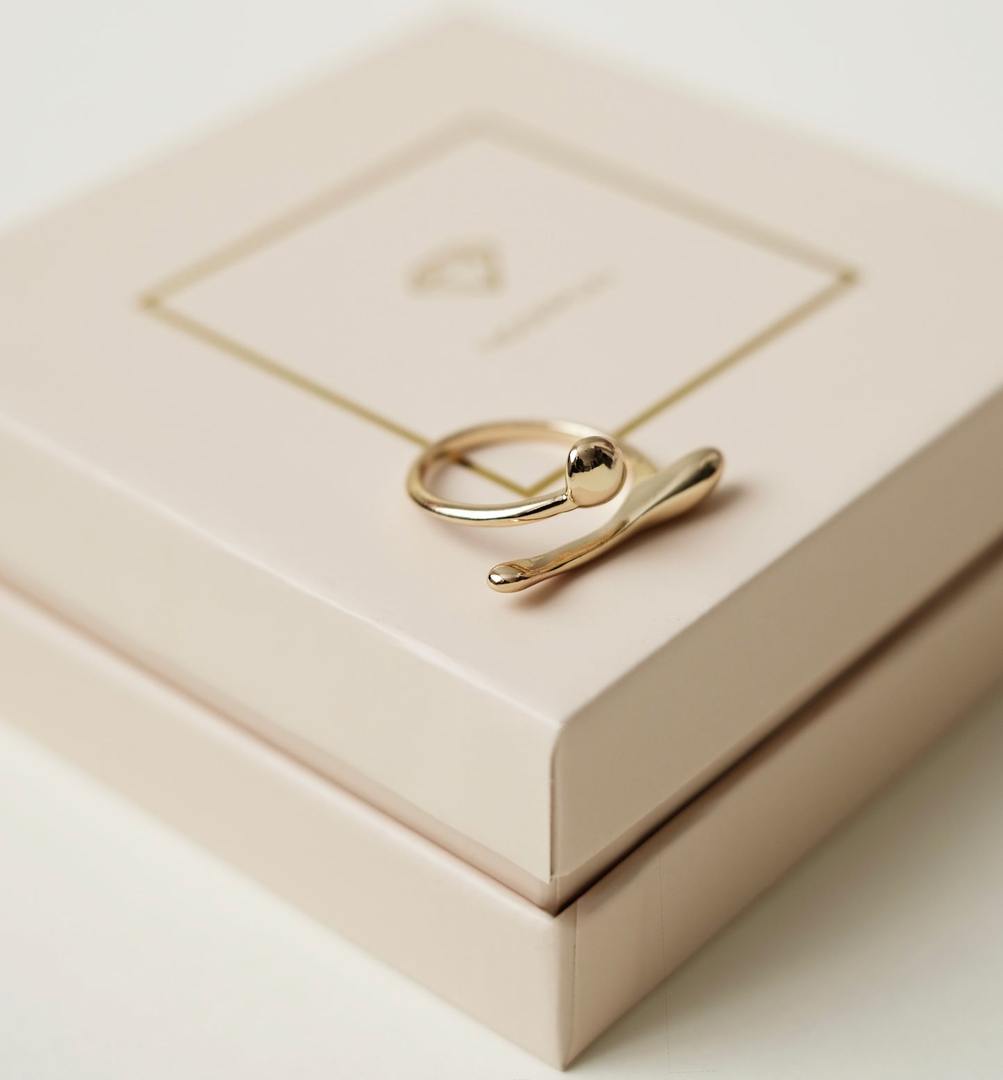 Gold plated ring