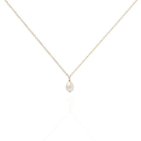 Necklace with natural pearl, 60 cm