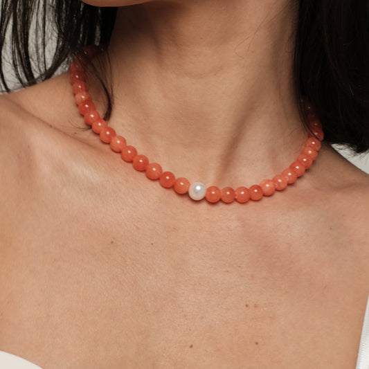 Necklace "Orange"