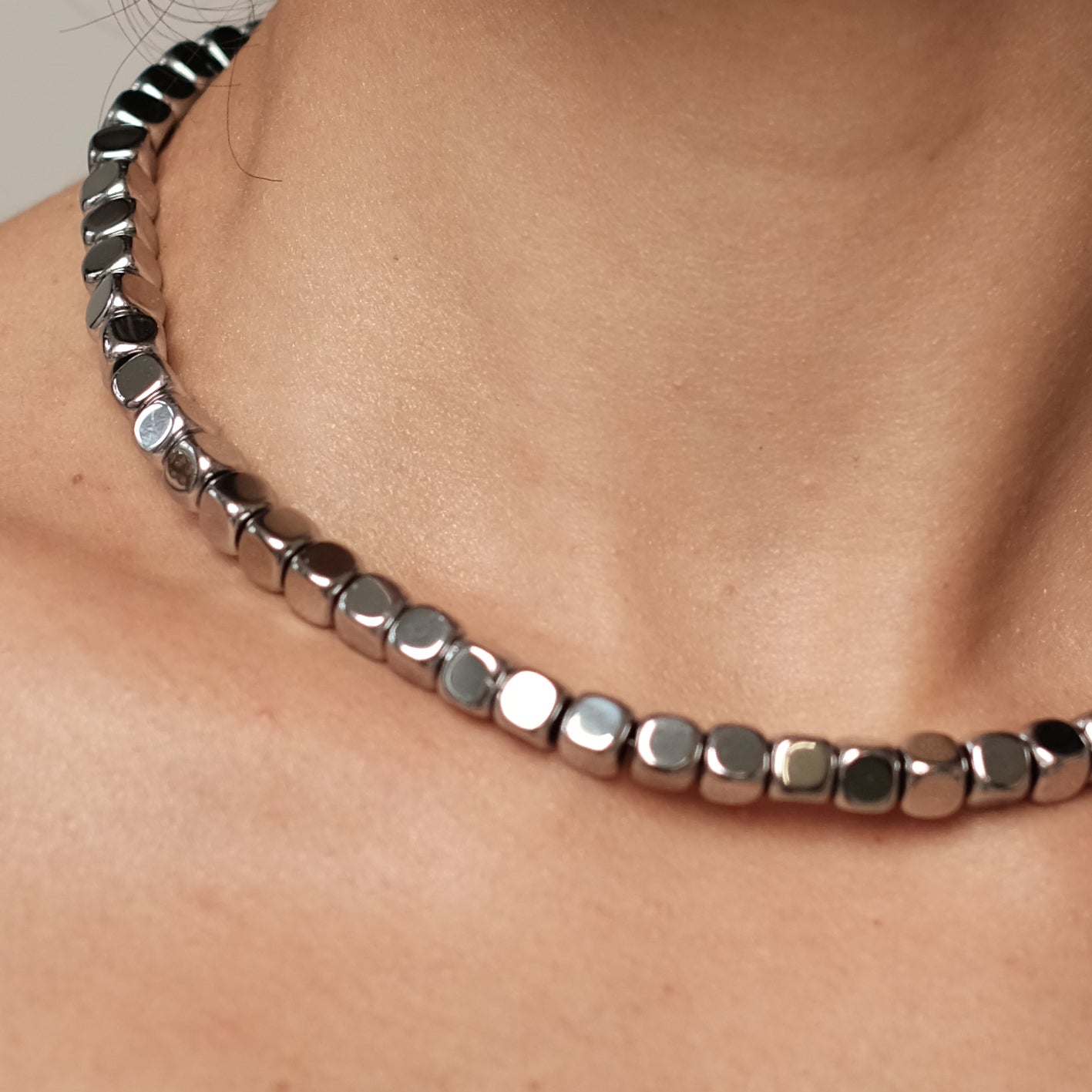 Hematite necklace 3