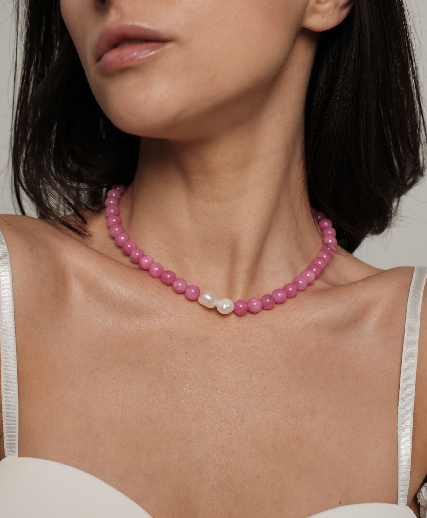 Necklace "Pink"