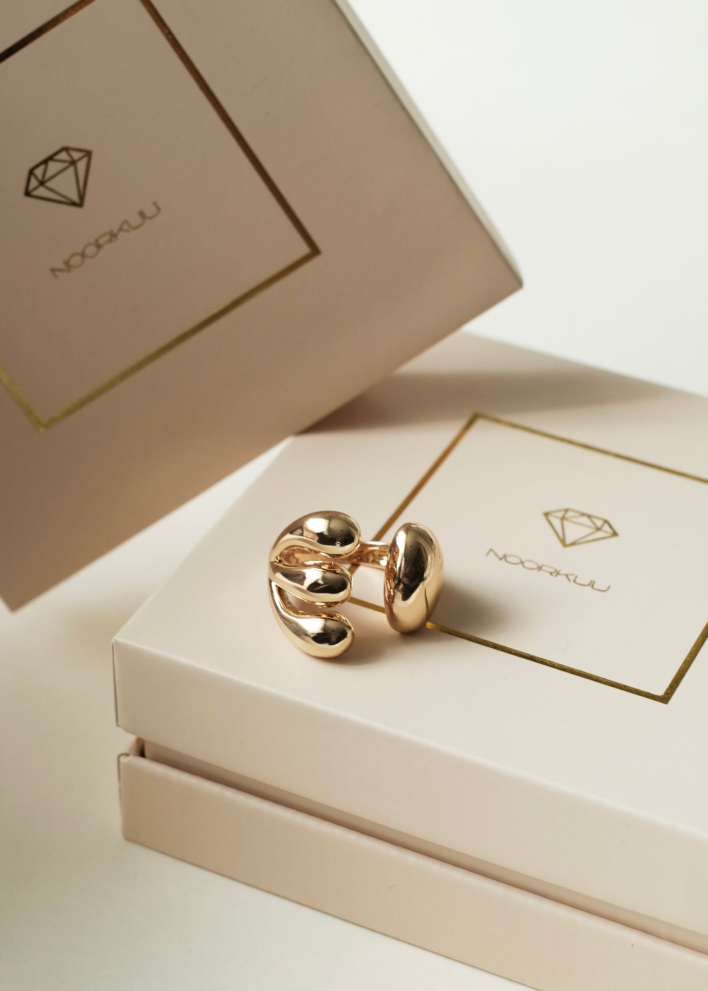 Gold plated ring