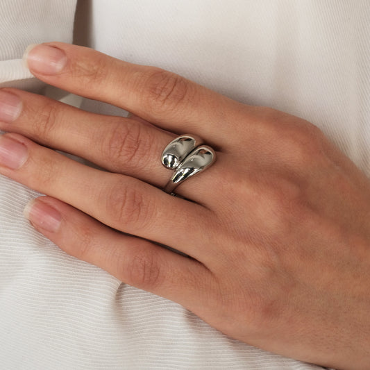 Silver plated ring