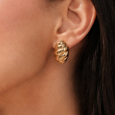 Earrings "Croissant"