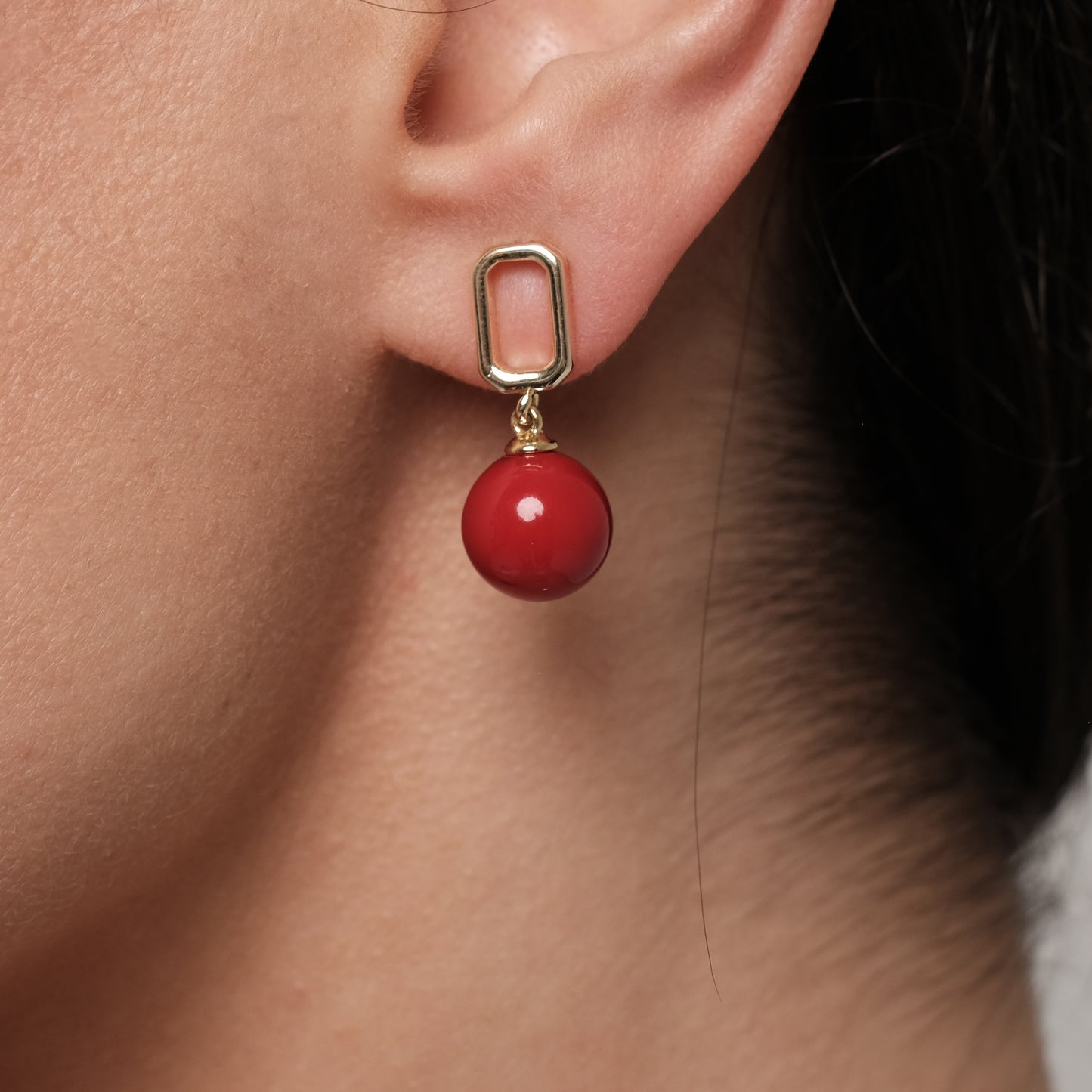 Earrings "New Red"