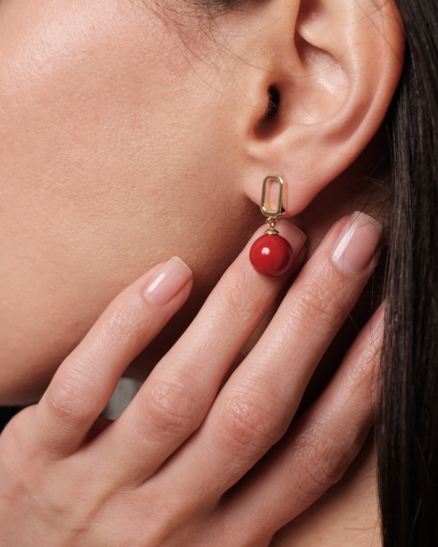 Earrings "New Red"