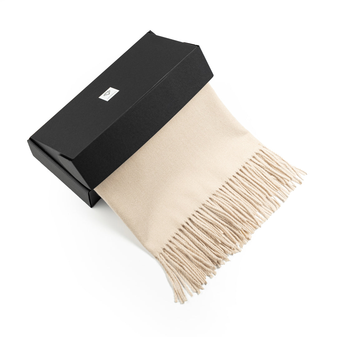 Cashmere scarf #Beige