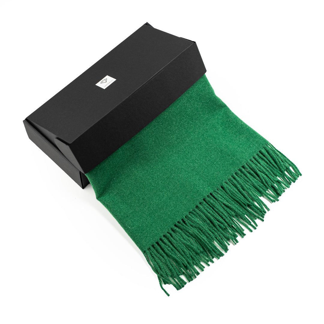 Cashmere scarf #Green