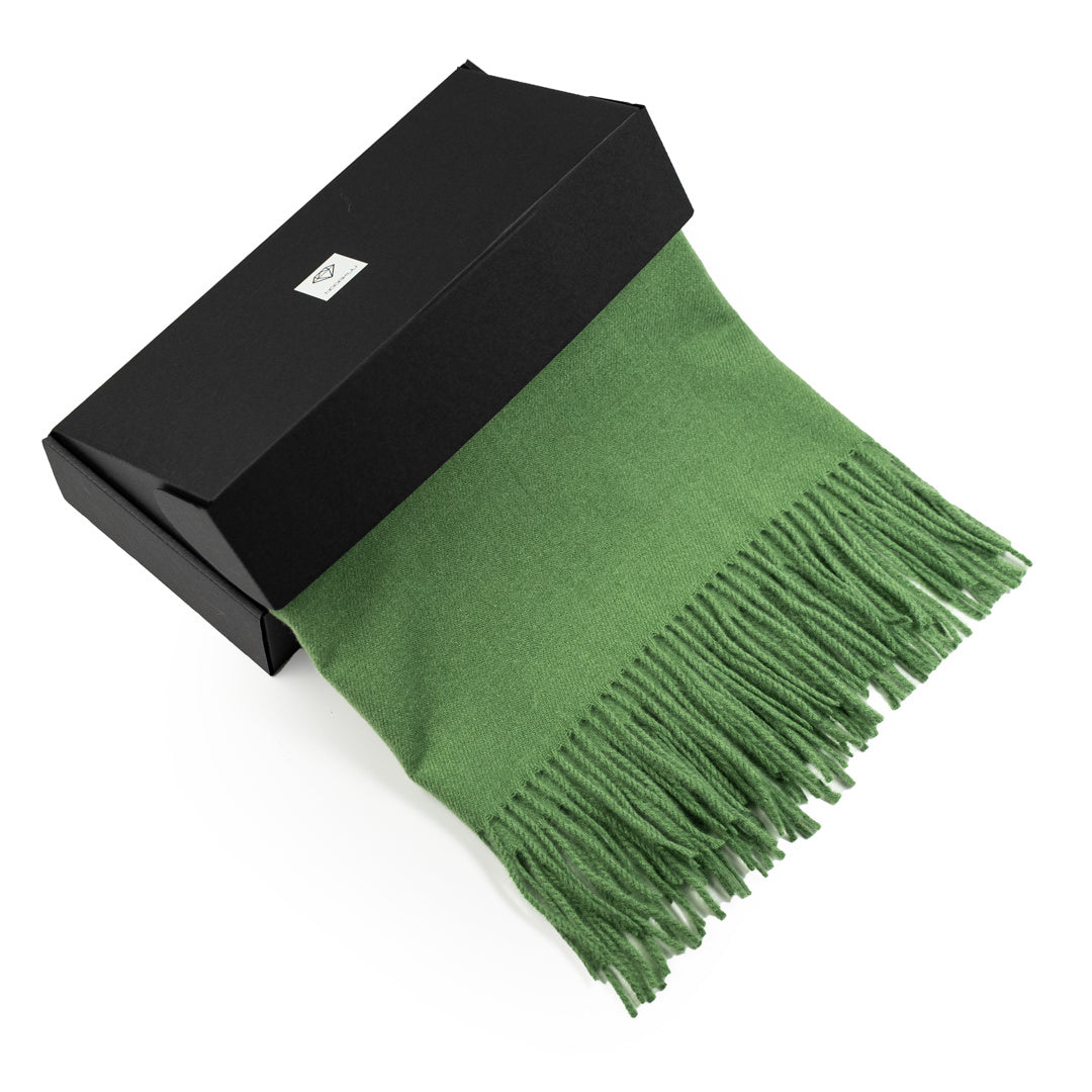 Cashmere scarf #Avocado